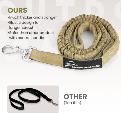Bungee Dog Leash, Heavy Duty Dog Leash with Shock Absorption